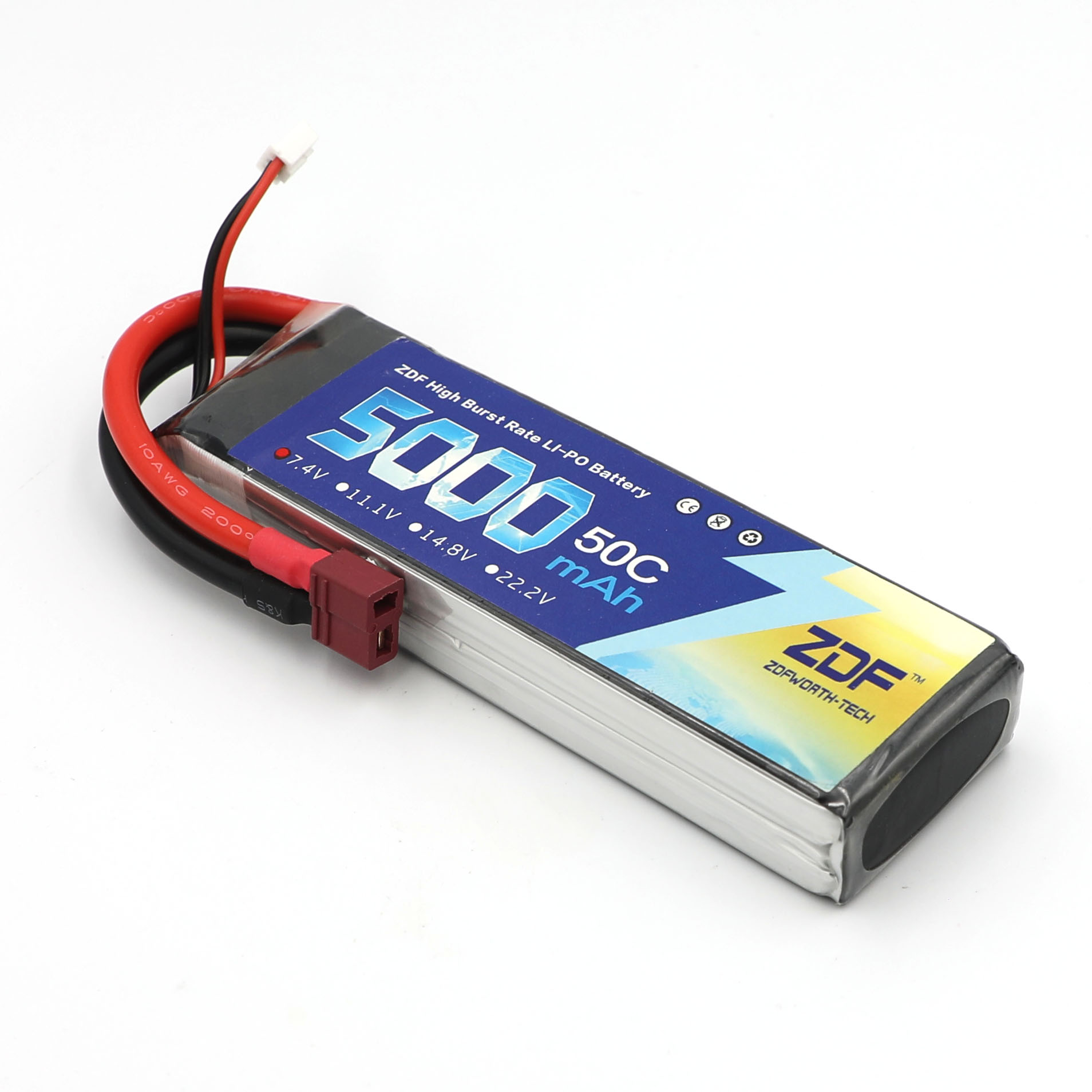 Rc Remo Hobby - Zdf rc lipo bateria 7.4v 5000mah