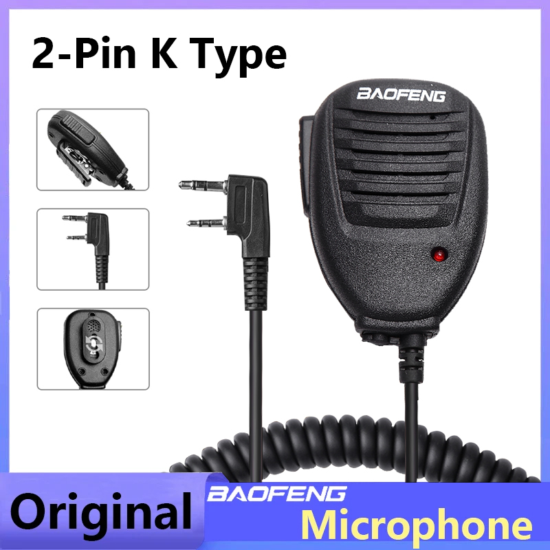 Rc Drift Car Brushless - Baofeng-microfone, alto-falante, microfone, ptt, ombro, para