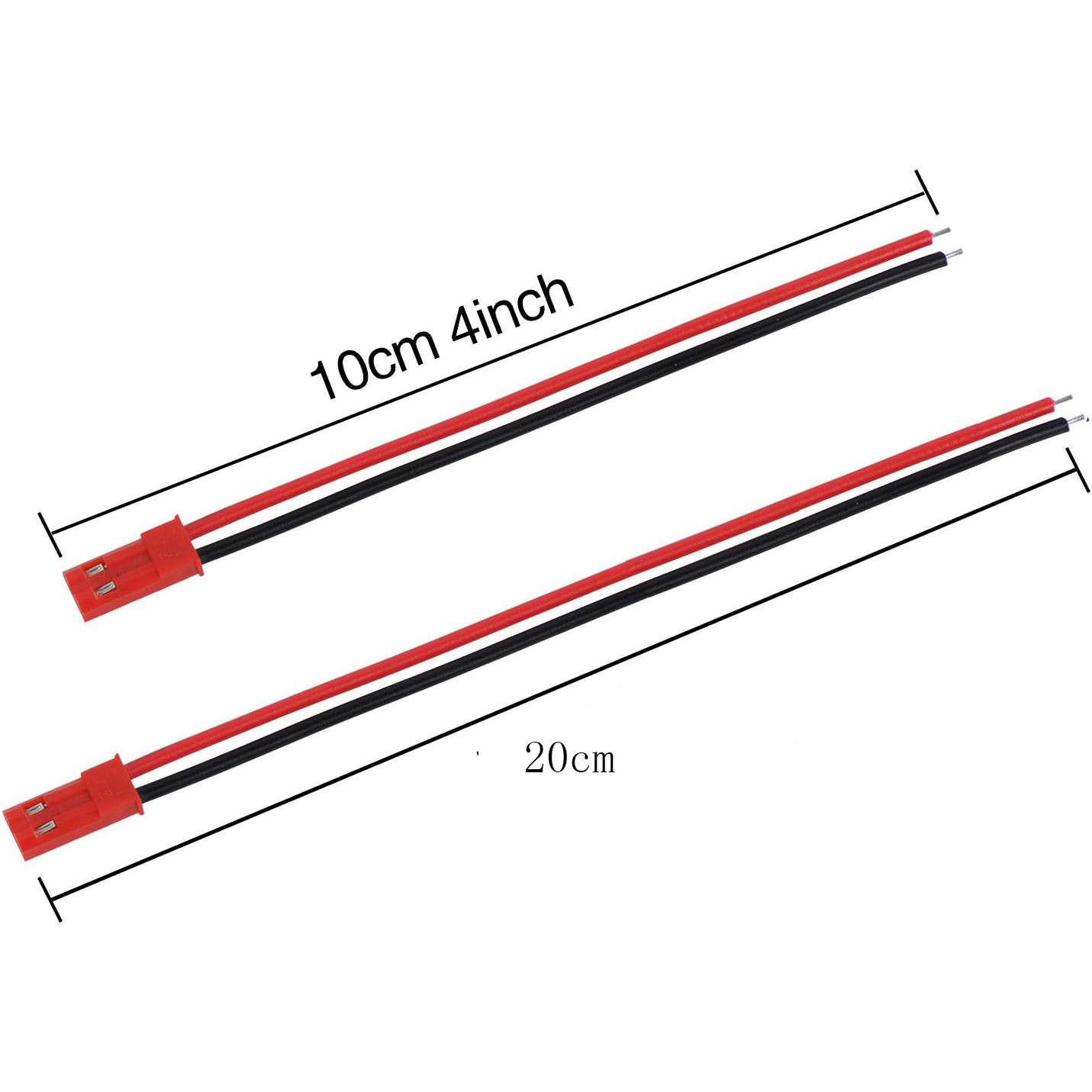 20 pares 22 awg jst plug conec - Rc Hobby Toys avaliação e preço