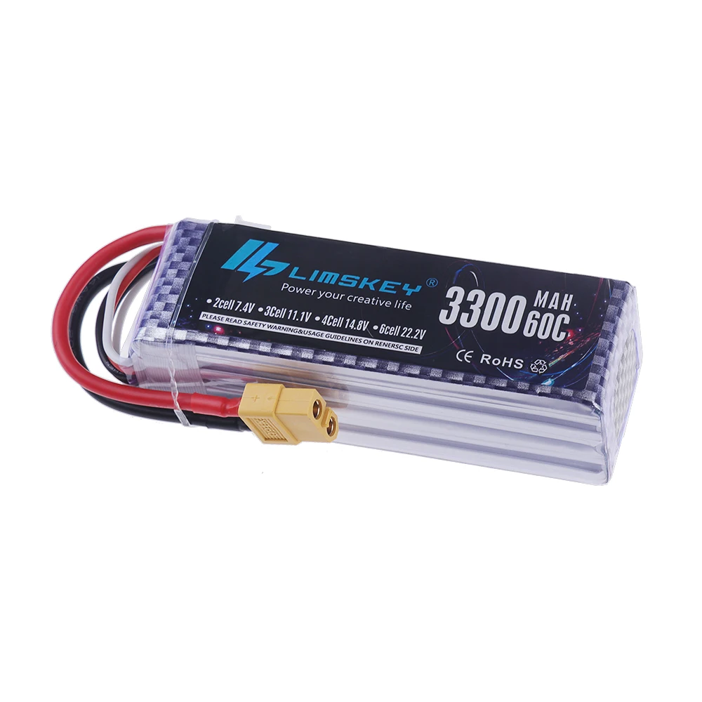 Bateria LiPo 4S 14.8V 3300mAh  - Rc Hobby Drone avaliação e preço