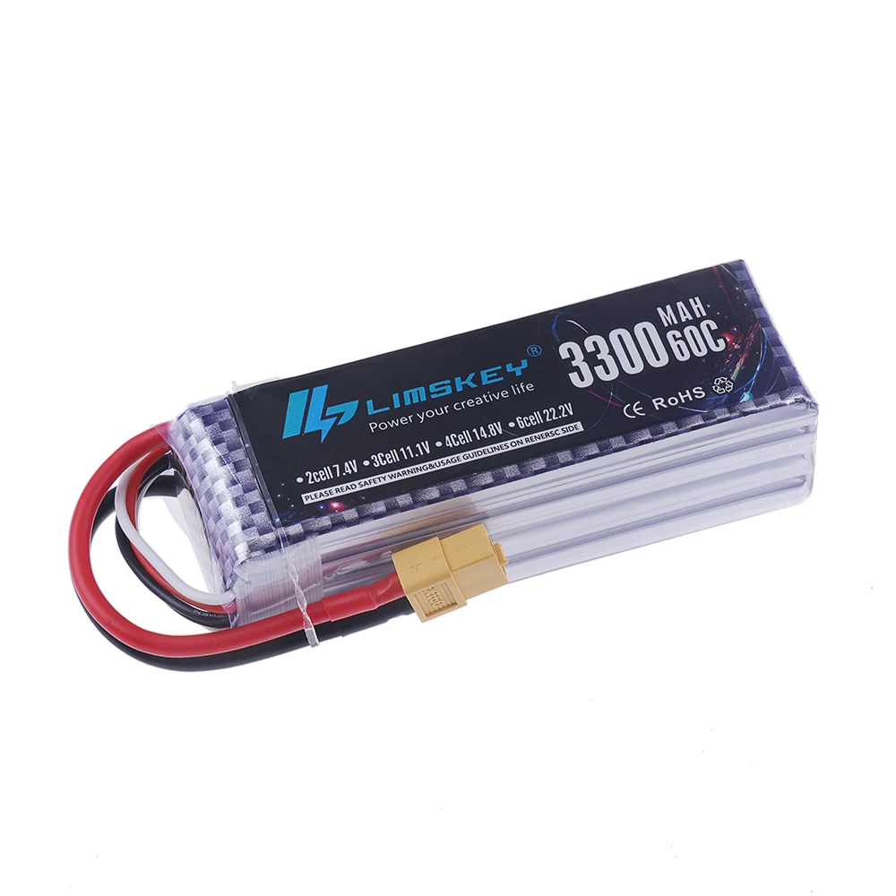 Bateria LiPo 4S 14.8V 3300mAh  - Rc Hobby Drone avaliação e preço