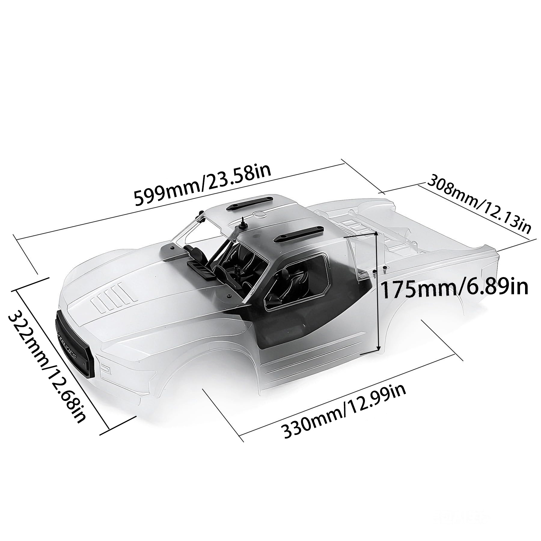 Kit de Carroceria para Caminhã - Body Shell Rc avaliação e preço