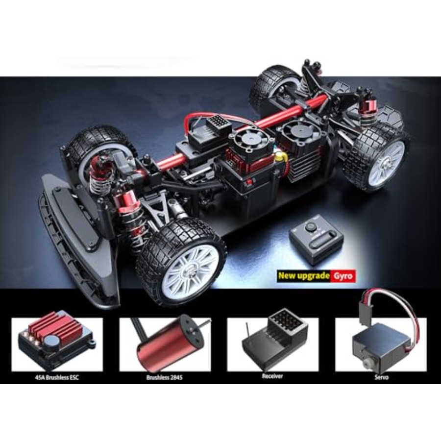 Carro RC de drift para adultos - Rc Drift Car Brushless avaliação e preço