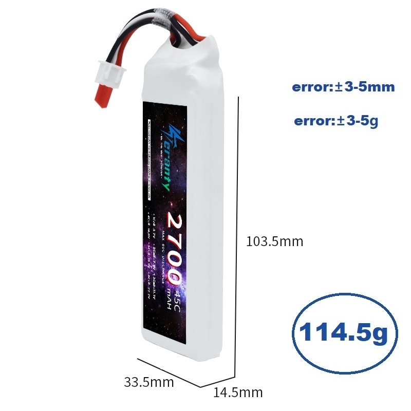 1/3 pçs 2s 7.4v bateria lipo 2 - Rc Hobby Drone avaliação e preço