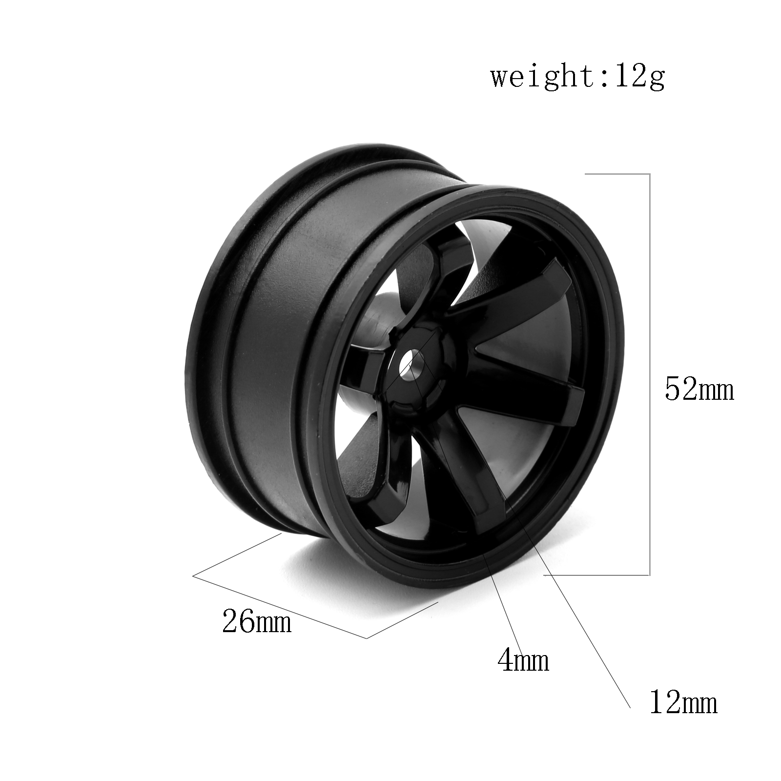 4 pçs cubo de roda de plástico - Rc Hobby Toys avaliação e preço